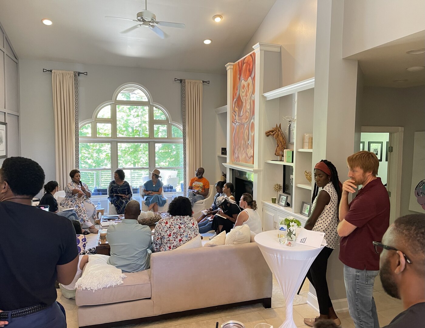 Family members gathered for a panel conversation at the 2022 Faith, Family and Finance event