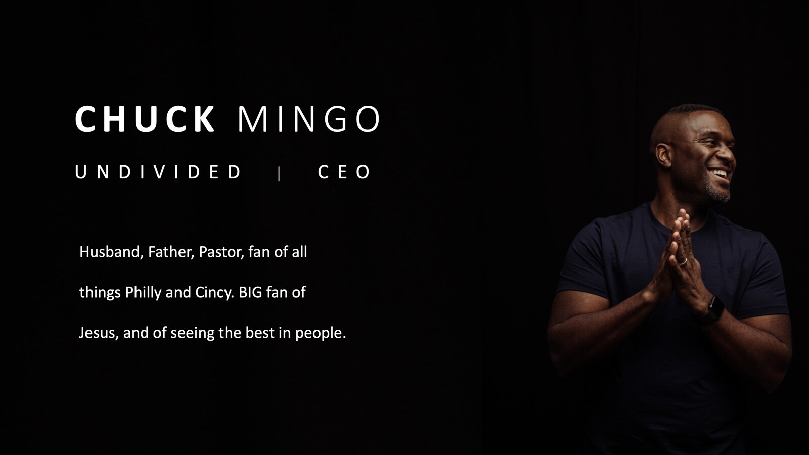 Chuck Mingo, Undivided CEO, featured speaker at Faith, Family and Finance 2023