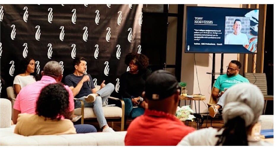 Family members listening to a panel at the 2025 gathering